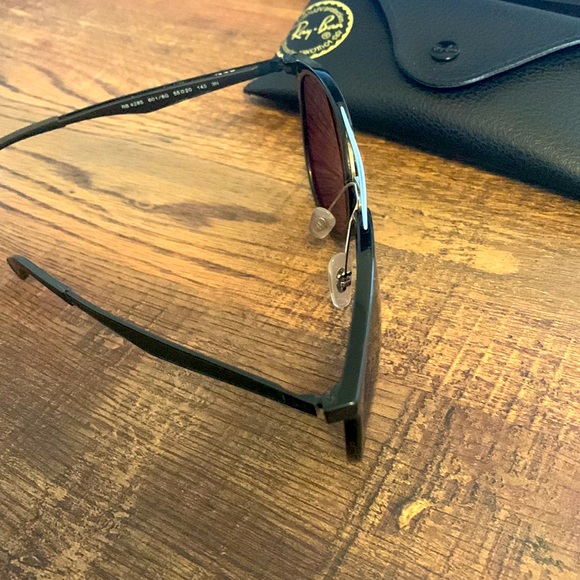 Ray-Ban RB4285 Sunglasses - Black with Custom Grey/Black lenses - Picture 4 of 5